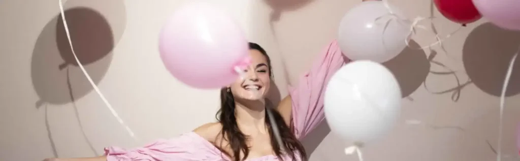 Gender reveal balloon