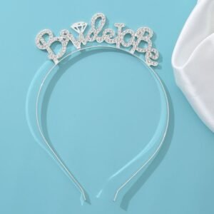 Silver Bride To Be Headband