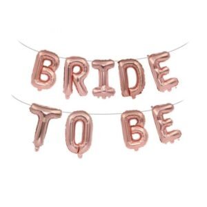 Rosegold Bride To Be Foil Banner