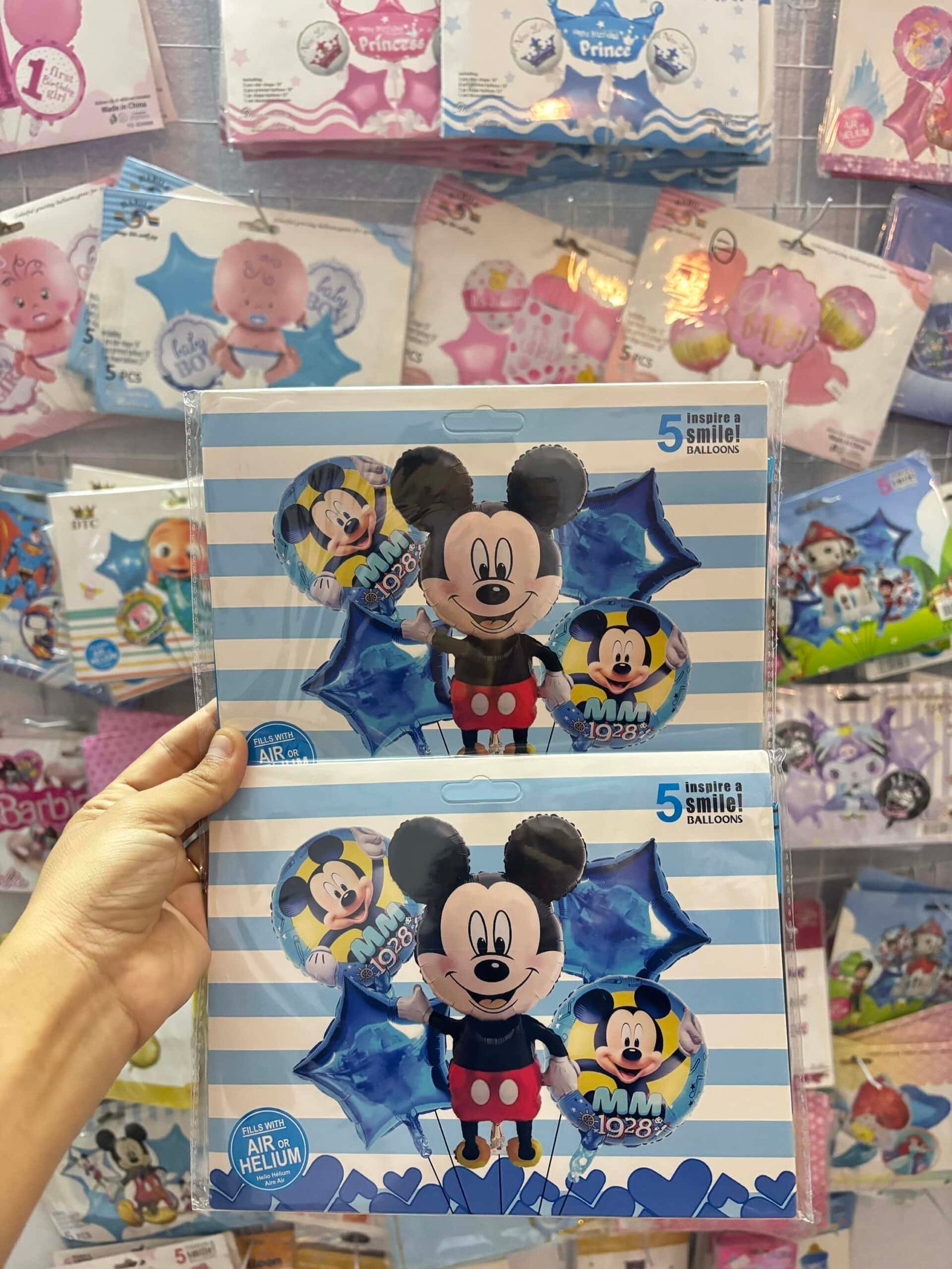 Micky Mouse 5pcs Balloon Set - Image 2