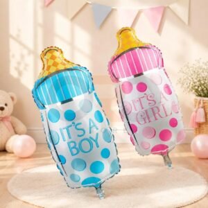 Baby Boy And Girl Foil Balloons